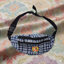 Riñonera TF cuadros azules...