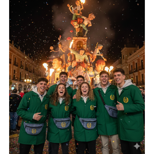 Bandolera TF cuadros azules Hierbas