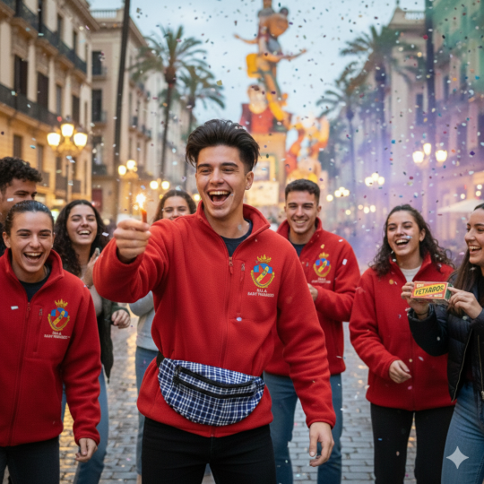 Riñonera TF cuadros azules Hierbas